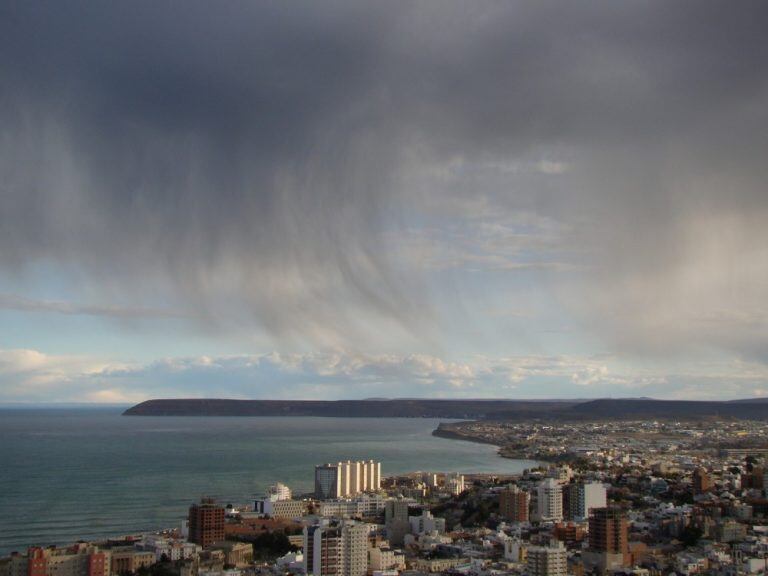 La lluvia nuevamente presente en Comodoro en la semana.