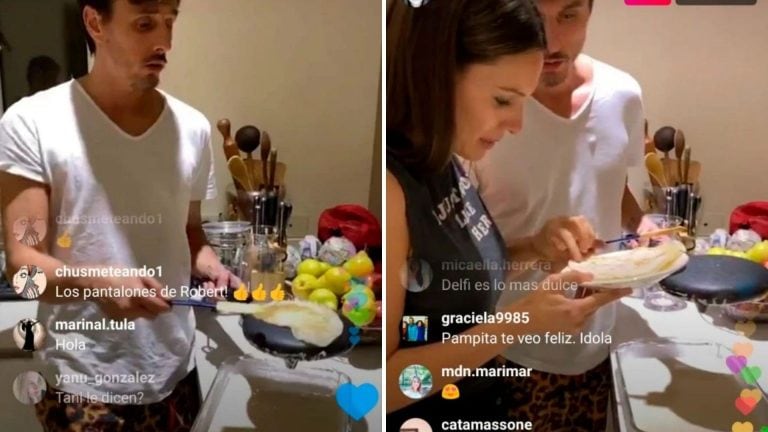 el divertido pijama de Roberto García Moritán (Instagram)