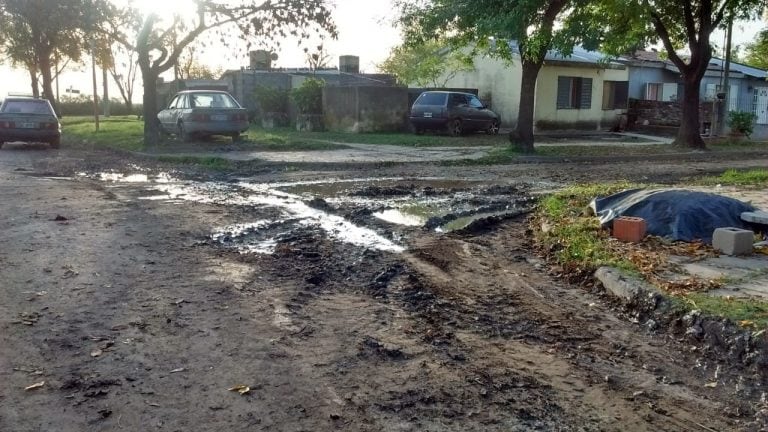 Calle de Barrio Sabattini.