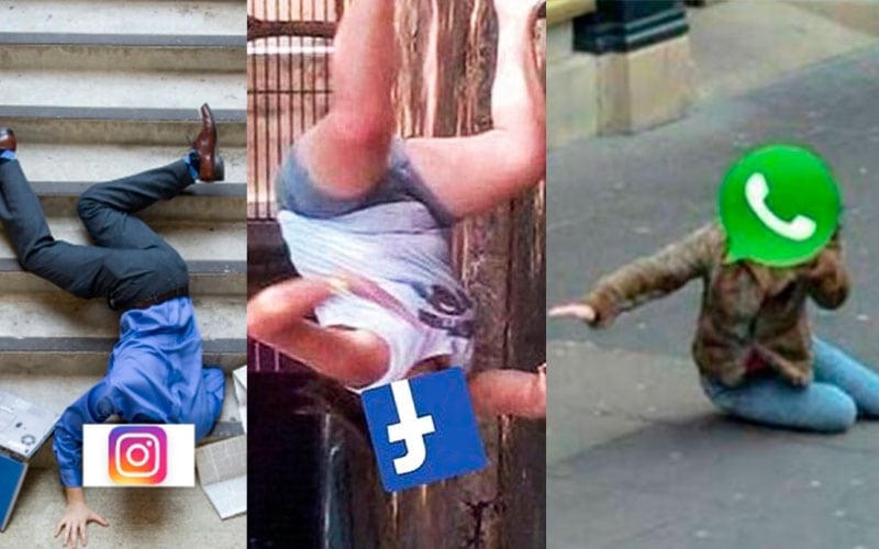 Al mal tiempo, buena cara: los memes por las caídas de Facebook, Instagram y WhatsApp