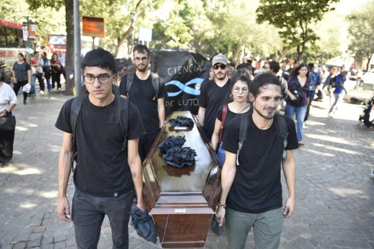 Protesta de Conicet Córdoba.