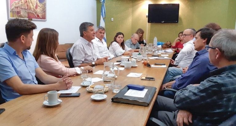 Reunión con Gustavo Menna, precandidato a Gobernador por Cambiemos.