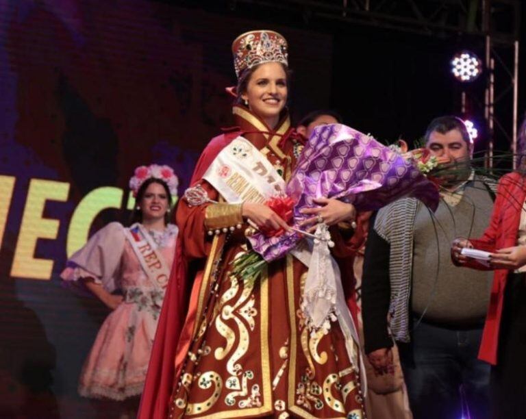 Valeria Duda Yagusieczko fue elegida como la Reina virtual por el voto de la gente. (Fuent: El Territorio)