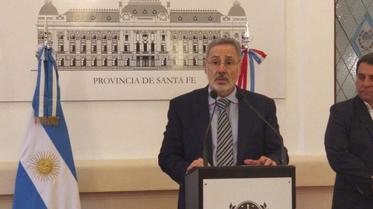 El ministro Marcelo Saín fue muy duro con la policía santafesina y se cree que estos episodios son un "vuelto". (@agusvissio)