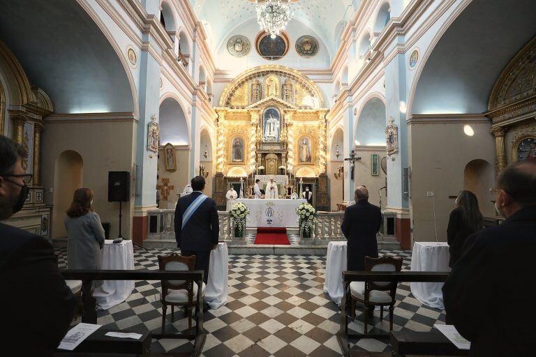 Tradicional Tedeum en la iglesia la Merced.