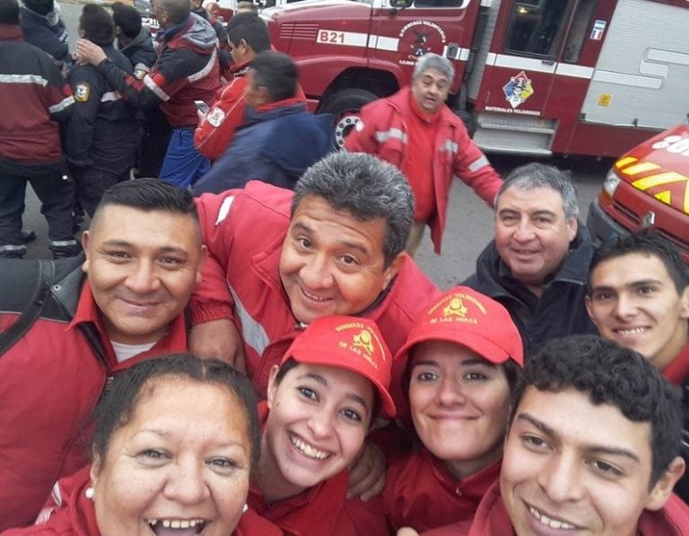 Festejos en pleno centro de Mendoza.