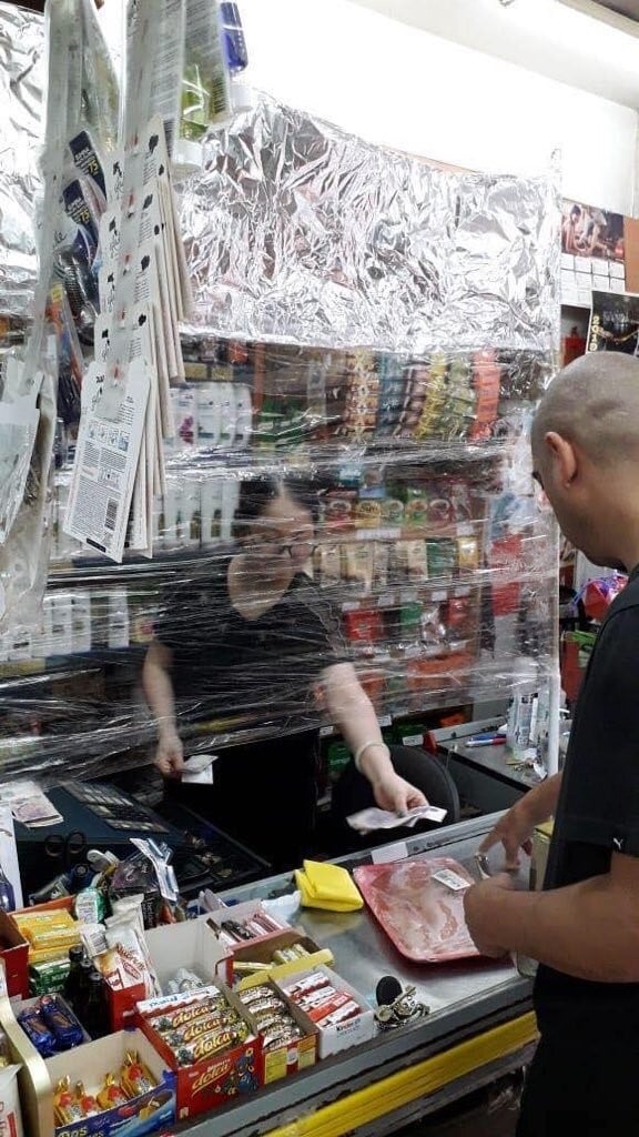 El método que utilizan en los supermercados chinos. (Twitter)