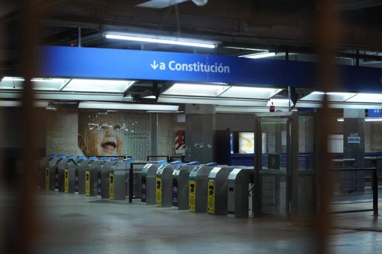 Se desarrolla la primera jornada de paro en todo el país (Foto: Federico López Claro)