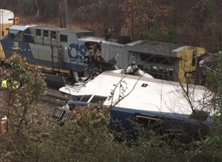 Choque de trenes en Estados Unidos