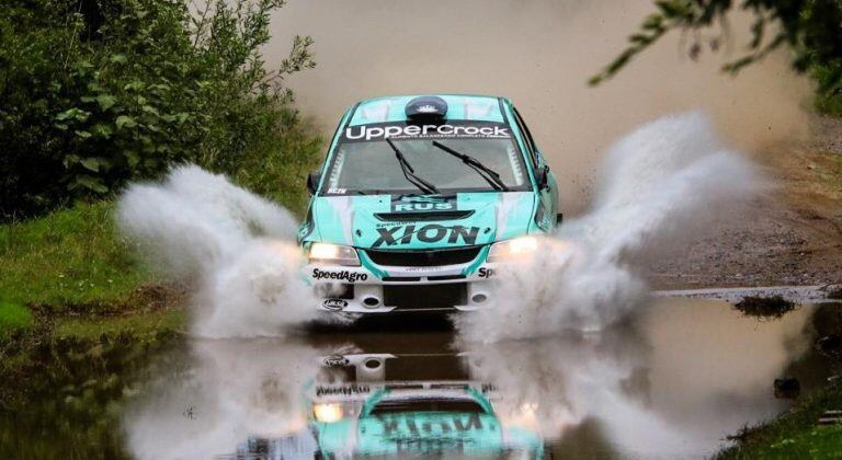 Gerardo Klus, navegado por su hija Virgina, campeón de la división RC2N en el Rally Provincial cordobés 2019.