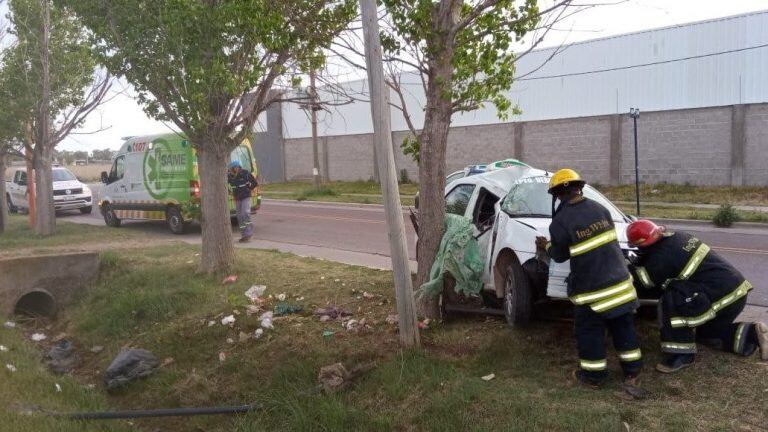 El taxi iba sin pasajeros