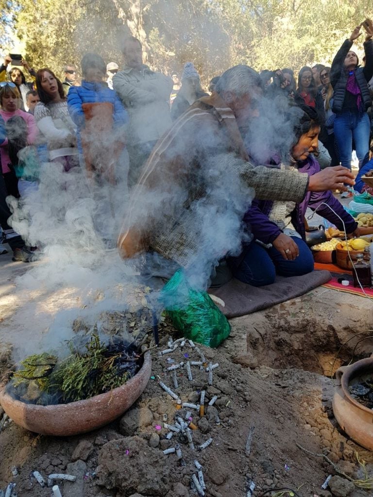 La tradición milenaria se repitió este miércoles en Purmamarca.