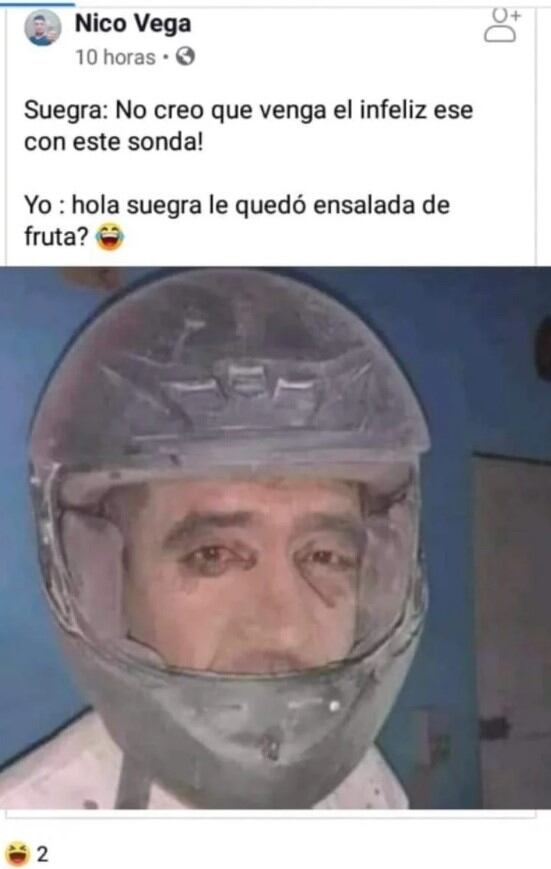 El sanjuanino quedó en medio del ventarrón y se convirtió en meme.