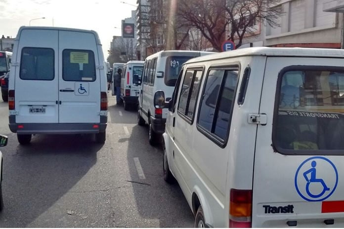 Transportistas de personas con discapacidad