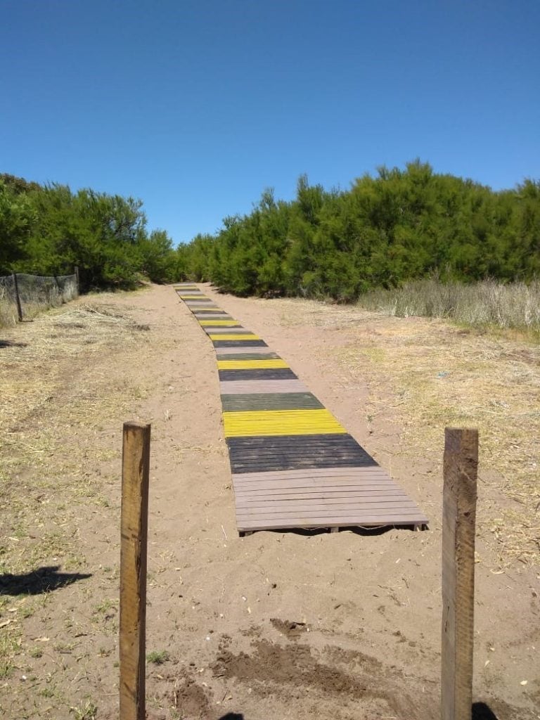 El trabajo de los internos favorecerá el acceso a las playas