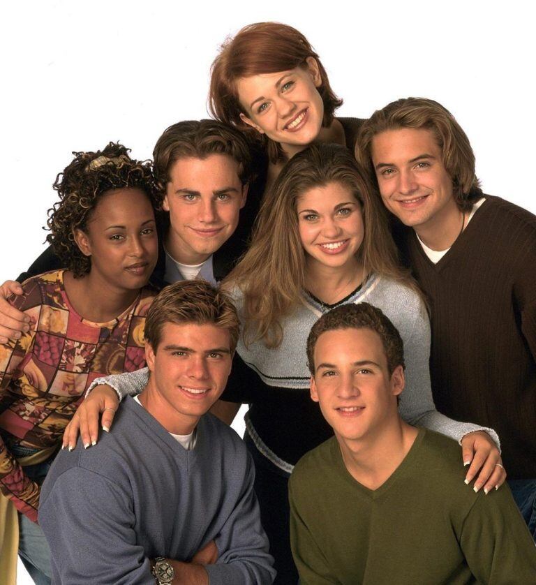 El elenco de la serie de Disney "Boy Meets World”.