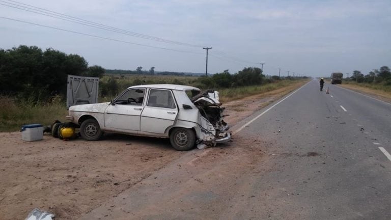 Accidente Ruta E52 cerca de Arroyito