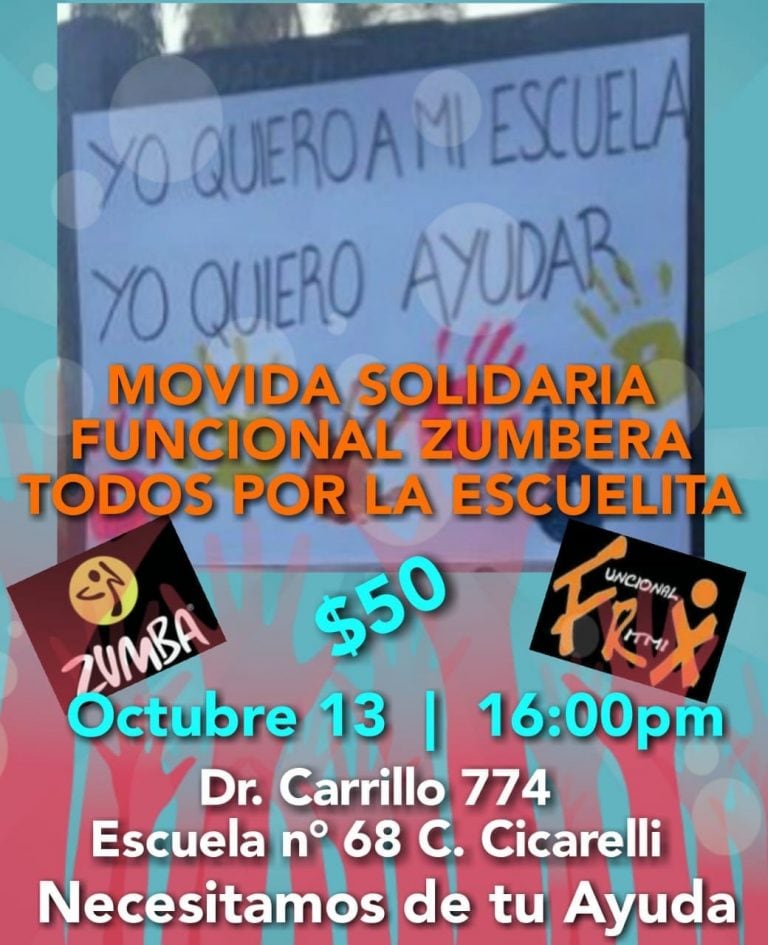 Movida solidaria en escuela Cicarelli