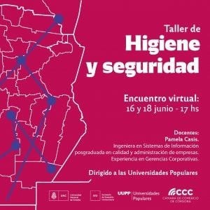 Tres cursos virtuales gratuitos que se realizarán en Arroyito