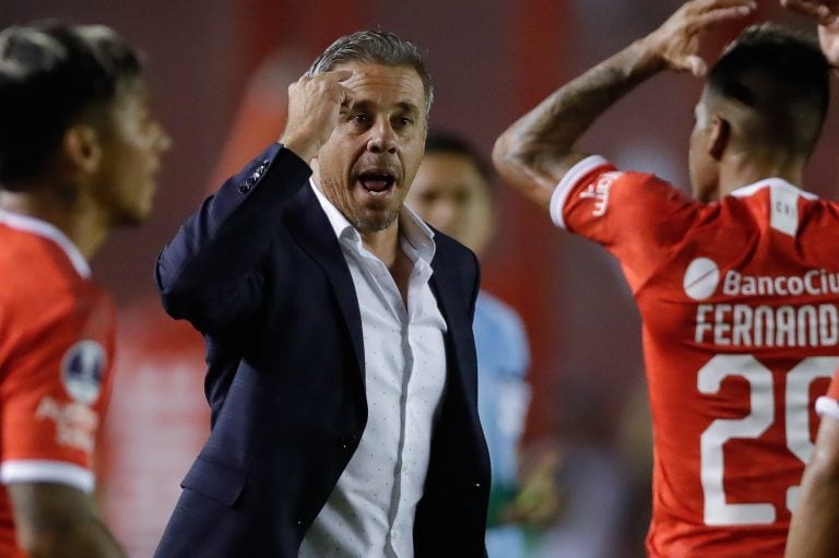 Lucas Pusineri, entrenador de Independiente 
 (Foto: EFE/Juan Ignacio Roncoroni)