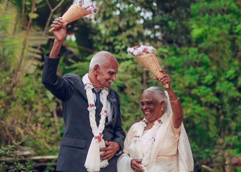 Amor a primera vista: se casaron a la media hora de conocerse y cumplen 58 años juntos (Foto: Humans of Bombay)