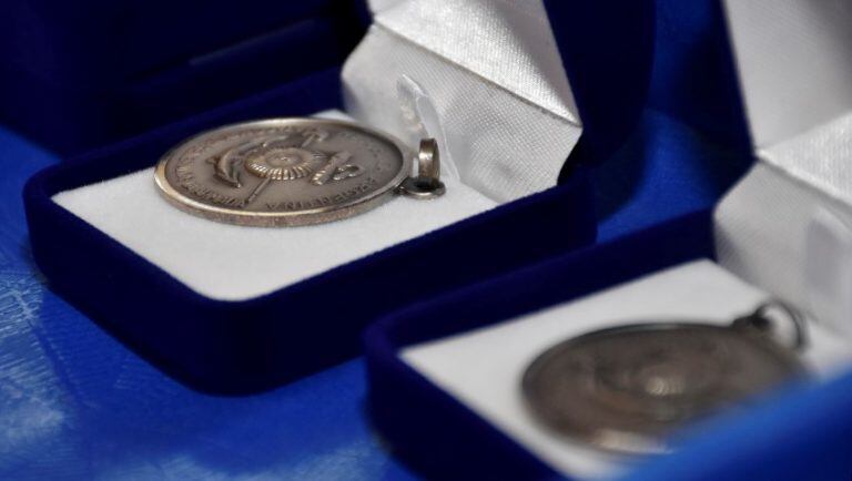 Se realizó la entrega de medallas al personal
(Foto: Gaceta Marinera)