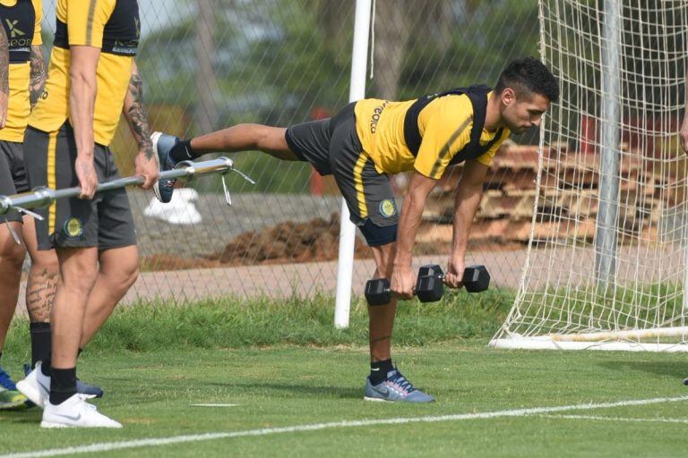 Rosario Central entrenó en Costa Rica y piensa en el amistoso ante el Alajuelense. (CARC)