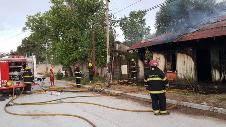 El fuego consumió todo lo que tenían