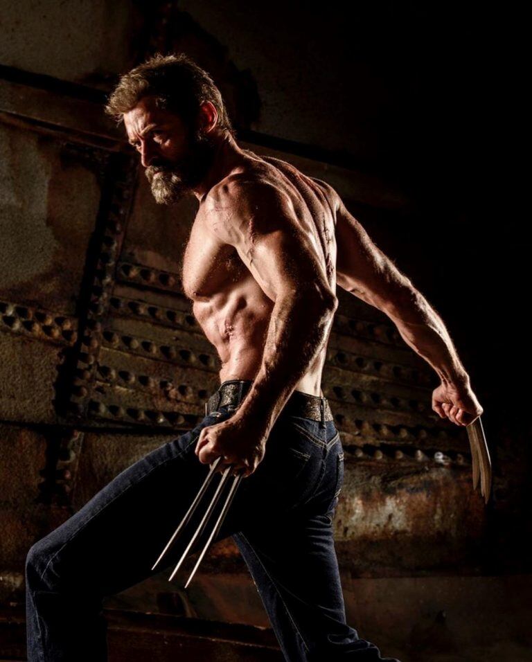 Hugh Jackman recordó a Wolverine con fotos que se volvieron furor en las redes