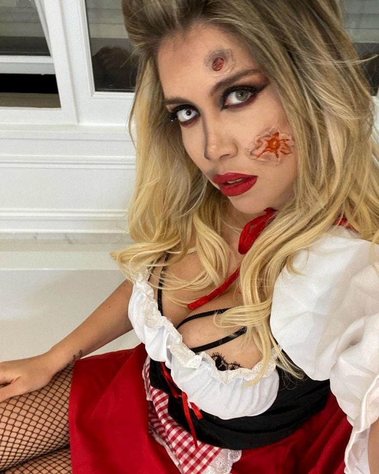 Wanda Nara look Halloween (Instagram/@wanda_icardi)