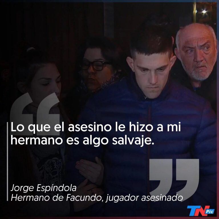 Jorge Espíndola, el hermano del arquero asesinado en Hurlingham.