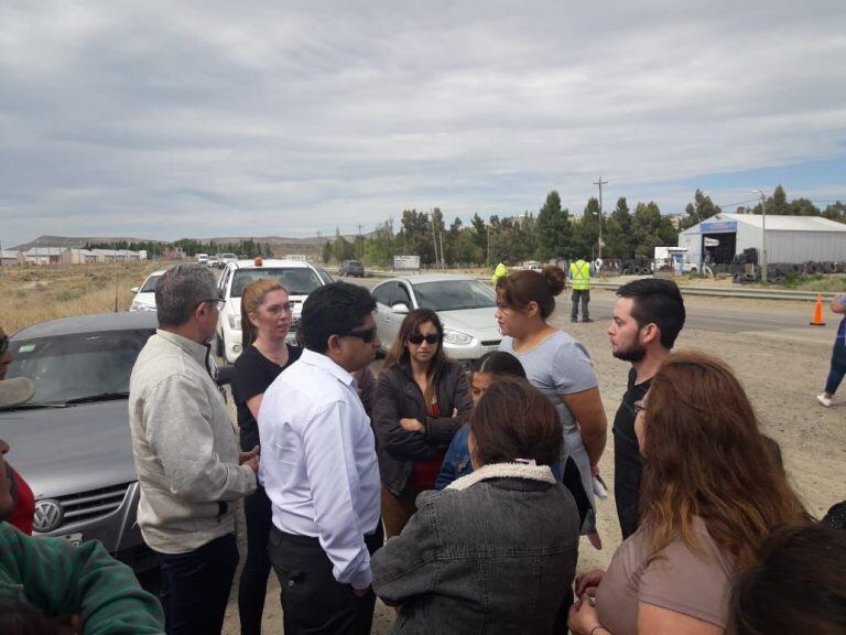 Desde el área de Tránsito dialogaron con los vecinos.