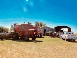 Murió tras haber quedado atrapado en una cosechadora