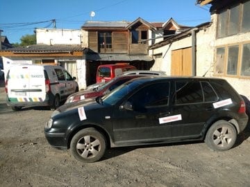 Control de Alcoholemia  Esquel, auto secuestrado.