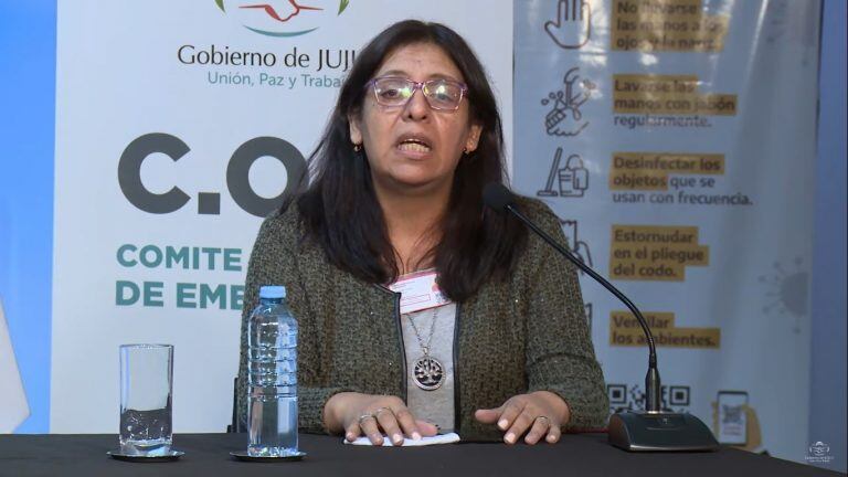 Fabiana Vaca, subdirectora provincial de Epidemiología, de Jujuy.