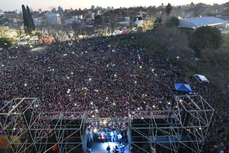 La presentación congregó a cinco mil personas en La Plata. (Foto:Prensa Frente de Todos)