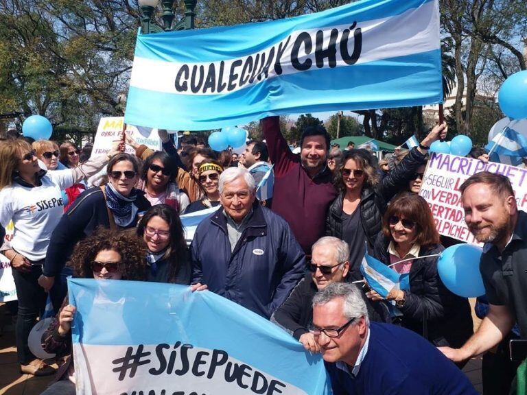 Referentes de (JXC) Gualeguaychú en la Marcha del #SisePuede CDU
Crédito: JXC