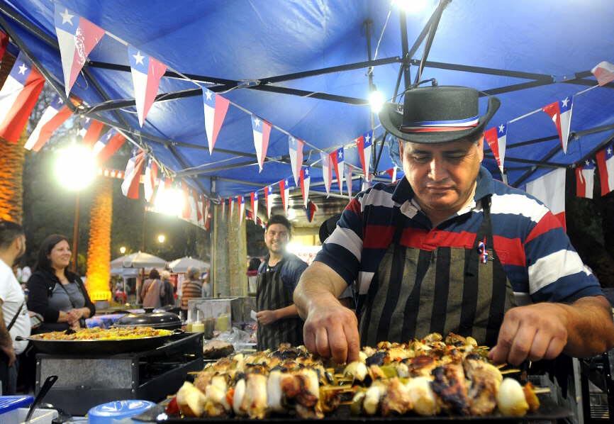 Fiesta de la Hermandad entre Chile y Argentina.