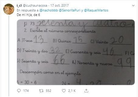 Una usuaria de Twitter dejó en evidencia un error común que cometen los alumnos producto de la palabra "siguiente" en el enunciado (Foto: Captura Twitter)