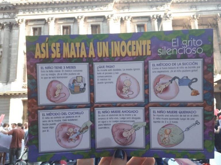 Marcha contra el aborto en Congreso