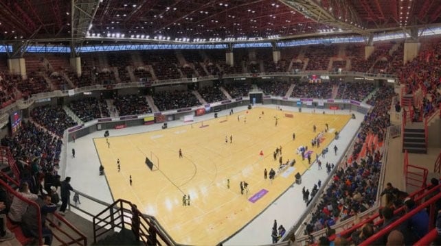 Argentina le ganó a Colombia en el nuevo estadio provincial