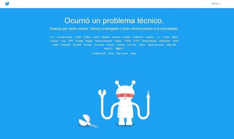 Twitter se cae a nivel mundial y afecta especialmente a Europa y EE.UU.