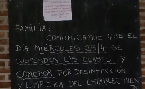 Los casos se registraron en el establecimiento de Cerrito al 5600. (Captura)