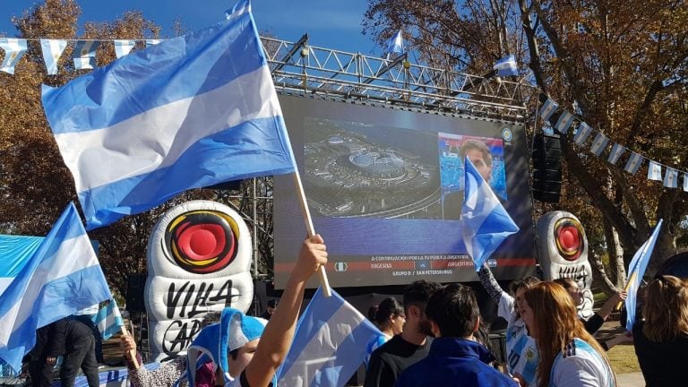 El Fun Fest para apoyar a la Selección en Villa Carlos Paz.