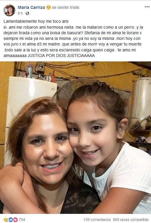 El mensaje de la abuela de Estefanía.