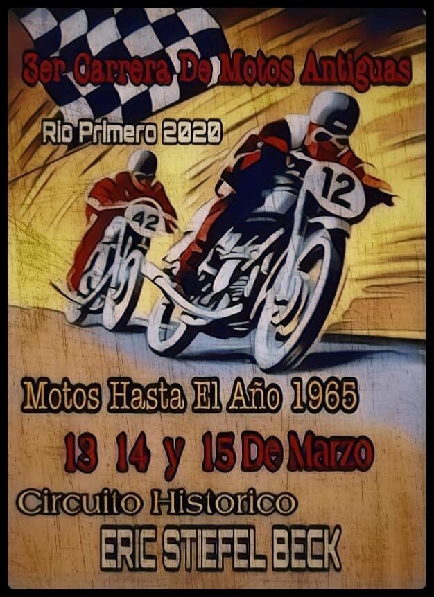 Encuentro de Motos Antiguas en Río Primero