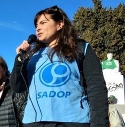 Carolina Rubia (Foto: La voz del Chubut).