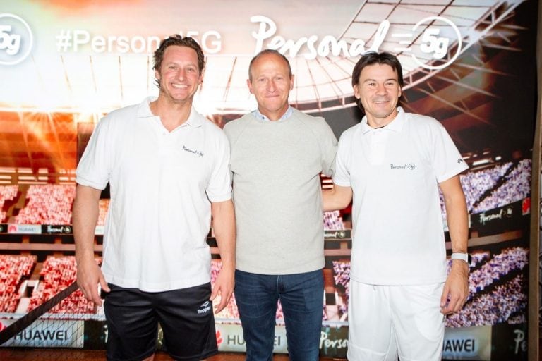 David Nalbandian, Martín Jaite y Guillermo Coria (Foto: Clarín).