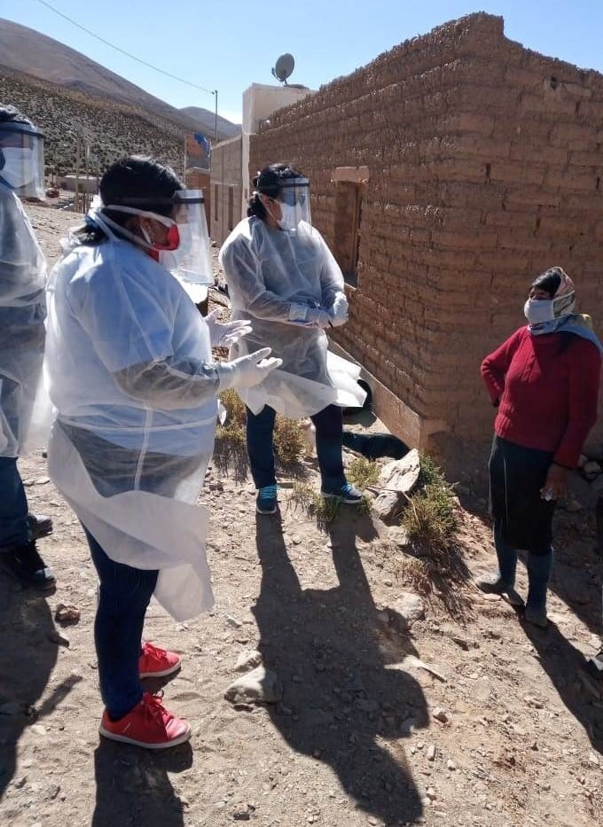 En la Puna jujeña hubo un operativo de búsqueda activa de pacientes sintomáticos y contactos estrechos vinculados con los mineros del litio.