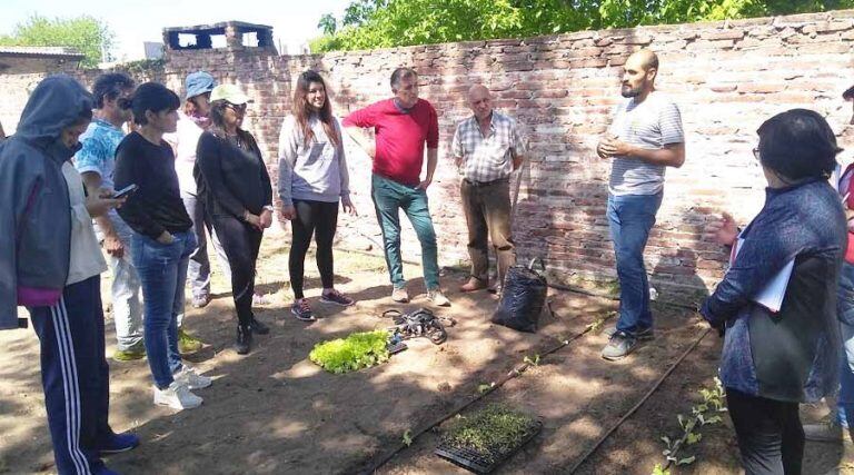 Los talleres fueron dictados por el ingeniero agrónomo Rodrigo Allier (Gobierno de La Pampa)